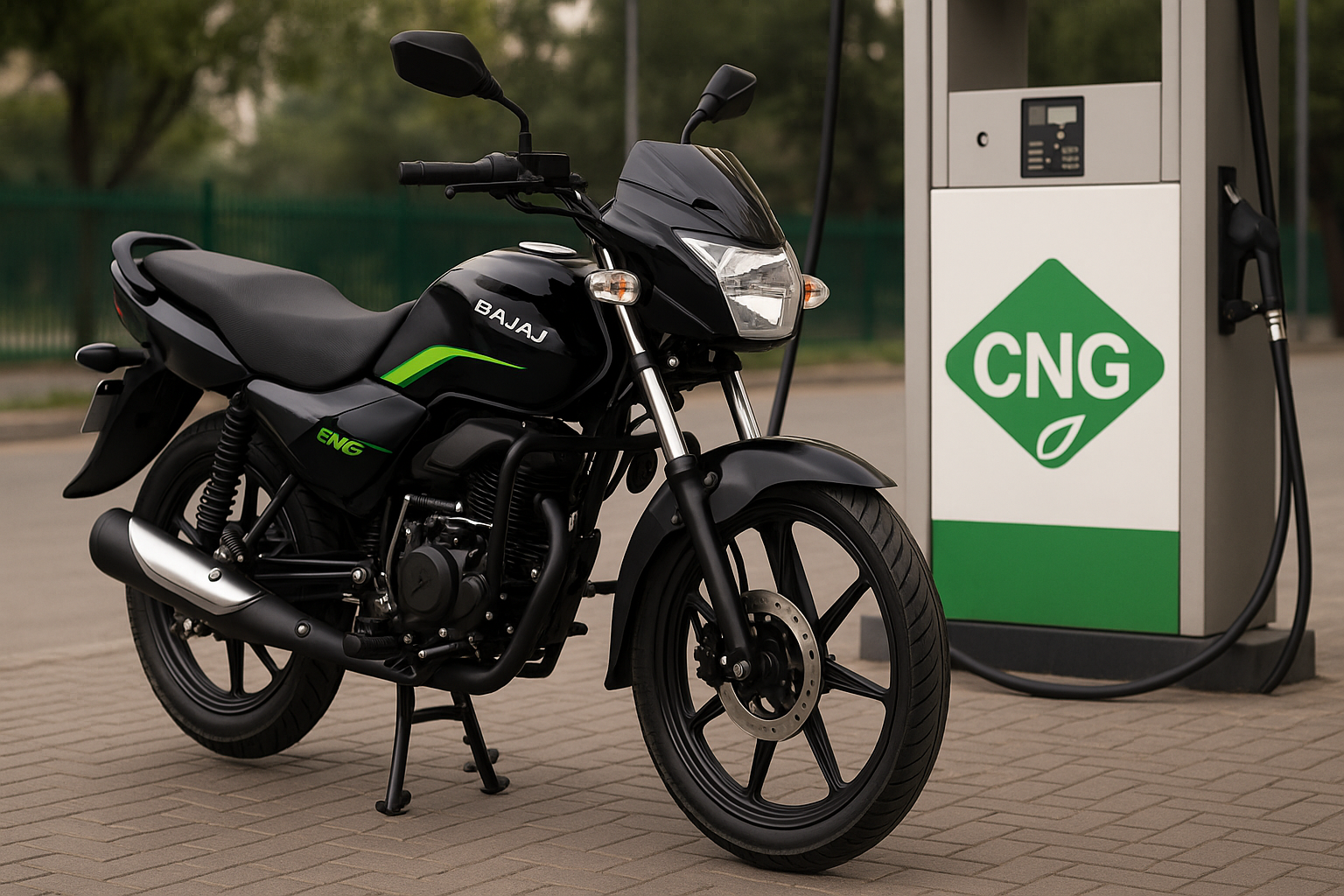 bajaj cng bike